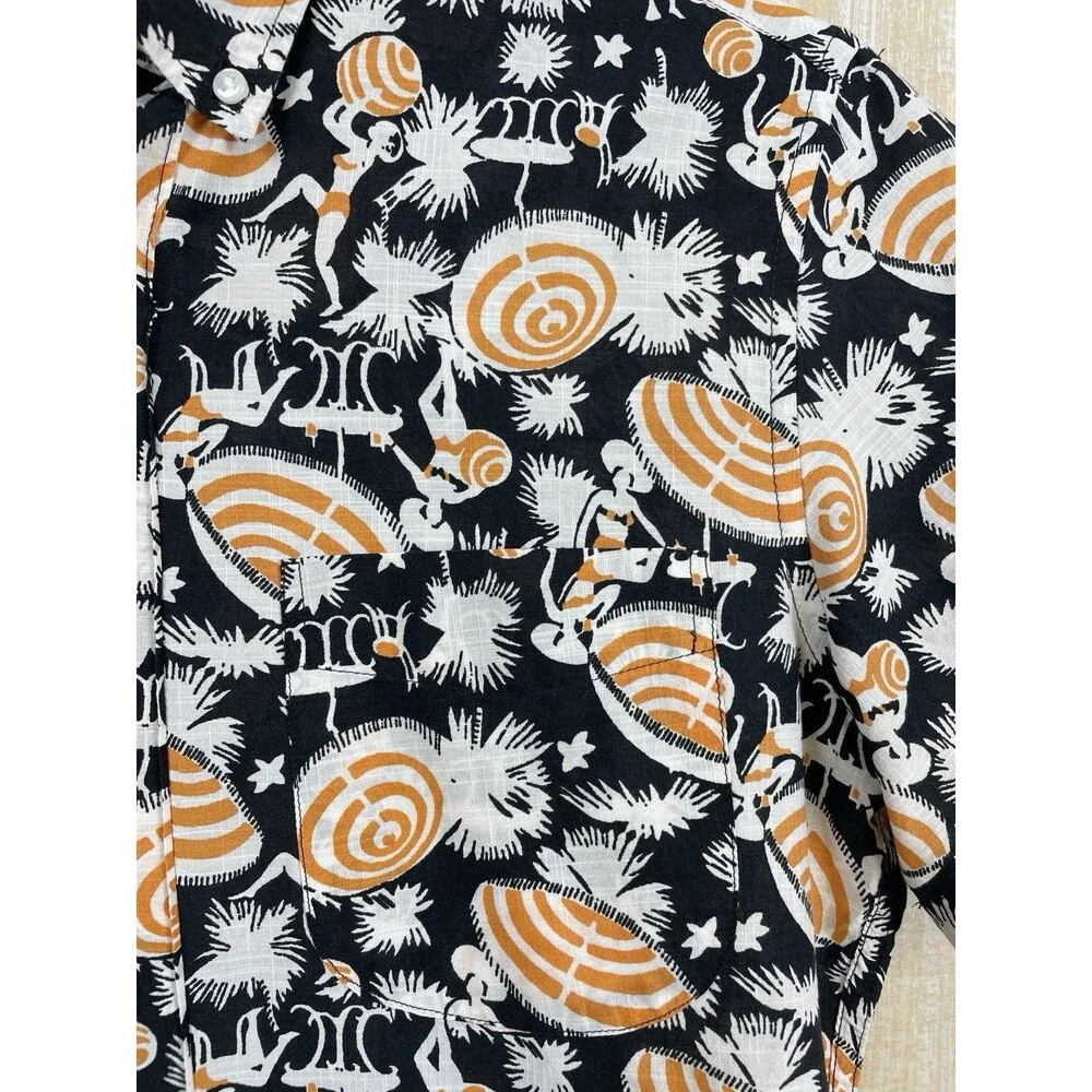 J Crew Mens XS Button Up Beach Summer Pocket Shirt Classic Fit Short Sleeve